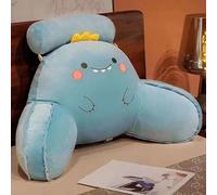 FZKun Coussin de lecture - Coussin lombaire doux Kawaii avec housse lavable - Coussin de repos au lit avec bras pour s'asseoir dans le lit, le canapé, se détendre, regarder la télévision, jouer, dans