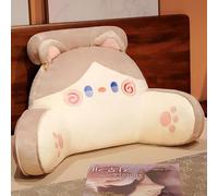 FZKun Coussin de lecture pour le dos Kawaii - Coussin lombaire doux avec housse lavable, coussin de repos avec accoudoirs pour s'asseoir dans le lit, le canapé, se détendre, regarder la télévision