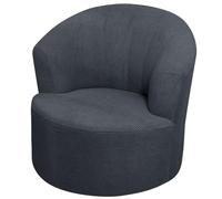 FZKun Housse Extensible pour Fauteuil Pivotant en Tonneau - Housse De Fauteuil D'Accent Moderne Housses De Canapé pour Fauteuils en Tonneau Housse De Canapé De Club pour Salon Bureau (F,Gris foncé)