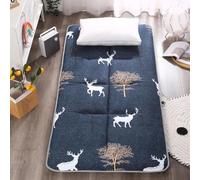 FZKun Matelas Futon - Matelas de Sol Pliable Léger avec Base Antidérapante Couchage Relaxant pour Sieste Voyage Lit d'Invité Dortoir Bureau Usage Tatami (Marron,90x200cm)