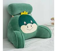 FZKun Oreiller de Lecture pour Lit - Coussins Lombaires Doux Kawaii Coussin de Repos avec Housse Lavable Oreiller de Repos avec Accoudoirs pour S'asseoir dans le Lit Canapé Se Détendre Regarder la TV