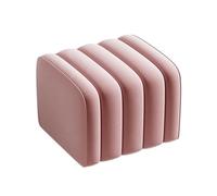 FZL02068LM Banc Chaussures Entrée Tabouret à Chaussures, Banc d'entrée de Maison, Simple, Salon, vêtements, vestiaire, canapé, Couleur Unie, Banc de Chevet Banc Rangement Chaussures(Pink)