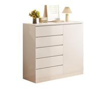 FZL02068LM Chiffonnier Commode Moderne à 5 Niveaux, Armoire de Rangement avec tiroirs for Chambres Coucher et Salons Stockage