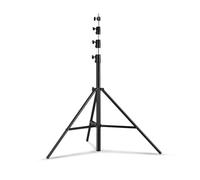 FZL02068LM Cintre de projecteur Support de lumière en Tube d'acier 4M, avec Support trépied Robuste à Trous 1/4 et 3/8, adapté aux lumières caméra, LED au Lampe Gain de Place
