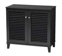 FZL02068LM Indépendant Armoire de Rangement for Chaussures d'entrée Moderne de Grande capacité Organisateur(Noir)