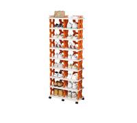 FZL02068LM Indépendant Étagère à Chaussures Multicouche Simple, Maison de Location, Porte de dortoir, Organisateur de Chaussures, Gain de Place, Armoire à Chaussures Organisateur