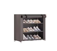 FZL02068LM Indépendant Étagère à Chaussures Simple, Porte de Maison, Anti-poussière, logement de Location avec Armoire à Chaussures, dortoir Multicouche de Grande capacité Organisateur(Grigio)