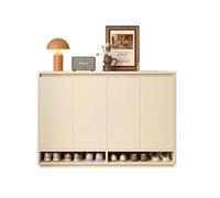 FZL02068LM Indépendant Meuble à Chaussures avec Portes, étagère à Chaussures à 5 Niveaux, étagère de Rangement Autonome, Couloir, entrée, Beige Organisateur