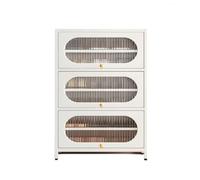 FZL02068LM Indépendant Meuble à Chaussures en Acier de 70 cm, Multi-capacité, Rangement Mural intégré for Porte d'entrée, étagère à Chaussures d'intérieur, Blanc Organisateur