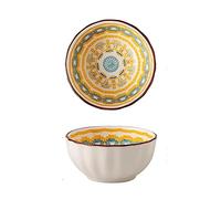 FZL02068LM Lot de 2 ou 4 bols à sauce ronds en céramique pour desserts, glaces, collations, épices, yaourts, sauces