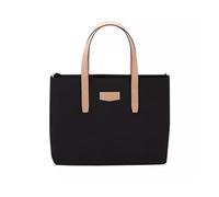 FZL02068LM Pochette pour Tablette Sac à Main bandoulière Multifonctionnel Simple de 14 Pouces, Mallette en Tissu Oxford, Sac Voyage Grande capacité Sac Ordinateur(Noir)