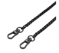 FZL02068LM Sangle de Sac à Main 40 cm / 60 90 100 110 120 DIY Or et Argent Pistolet Noir Bronze brossé Cartable chaîne de Sac en métal avec Petit Pochette Accessoires Remplacement Bandoulière(90cm)