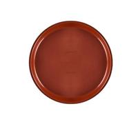 FZL02068LM Soucoupe Lot de 50 soucoupes Rondes en Plastique for Pots Fleurs Jardin Coupelle Pot de Fleur(Red,Moyen)