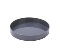 FZL02068LM Soucoupe Plateau de jardinière en Plastique for bonsaï Ikebana Suiban Coupelle Pot de Fleur(Grigio,Moyen)