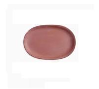 FZL02068LM Soucoupe Plateau Ovale en céramique for Pot de Fleurs, Assiette à Eau, Fournitures Jardinage for la Maison Coupelle Pot de Fleur(Red)