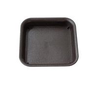 FZL02068LM Soucoupe Plateaux carrés for Pots de Fleurs, soucoupes for Plantes, Fournitures Jardinage for la Maison, 2 pièces Coupelle Pot de Fleur(Deep Coffee,3XL)