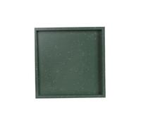 FZL02068LM Soucoupe Soucoupe Simple en Imitation Ciment, for décoration intérieure, bac d'égouttage carré for Plantes Coupelle Pot de Fleur(Green,Moyen)