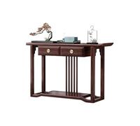 FZL02068LM Stockage Table d'entrée Chinoise, Meuble d'entrée rétro à Bandes, Table de Salon Moderne pour Couloir