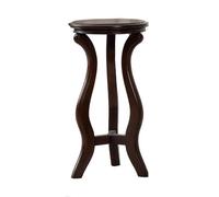 FZL02068LM Support sur pied Étagère à fleurs trois pieds de style vintage américain, base présentation d'angle en bois for plantes d'intérieur Application intérieure(Petit)