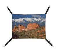 FZMTLDS Pikes Peak Colorado Hamac pour chat respirant réversible à suspendre pour intérieur et extérieur
