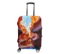 FZMVSQH Antelope Canyon Housse de bagage de voyage élastique pour valise, approuvée par la TSA, housse de protection lavable pour bagages de 45,7 à 81,3 cm, Style :, S