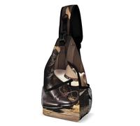 FZMVSQH Chapeau de cowboy - Bottes occidentales - Sac à bandoulière - Bloque les RFID - Sac à dos à bandoulière décontracté - Sac à dos imperméable - Sac à dos léger pour la randonnée - Sac à dos pour