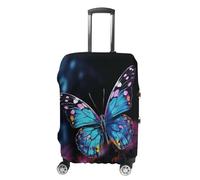 FZMVSQH Charmant housse de bagage papillon pour valise, housse élastique pour valise, approuvée par la TSA, housse de protection lavable pour bagages de 45,7 à 81,3 cm, Style :, M