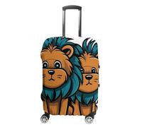 FZMVSQH Clipart Housse de bagage de voyage pour valise, housse de bagage élastique pour valise, approuvée par la TSA, housse de protection lavable pour bagages de 45,7 à 81,3 cm, Style :, S