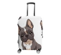 FZMVSQH Housse de bagage à main avec motif bouledogue français - Housse de protection lavable pour valise de 45,7 à 81,3 cm - Approuvée par la TSA, Style :, L