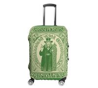 FZMVSQH Housse de bagage à main irlandaise pour la Saint-Patrick, housse de bagage élastique pour valise, approuvée par la TSA, housse de protection lavable pour bagages de 45,7 à 81,3 cm, Style :, L
