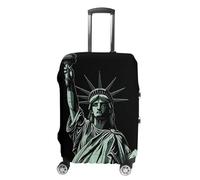 FZMVSQH Housse de bagage à motif statue de la Liberté, housse de bagage de voyage élastique pour valise, approuvée par la TSA, housse de protection lavable pour bagages de 45,7 à 81,3 cm, Style :, XL