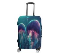 FZMVSQH Housse de bagage de voyage élastique pour valise, approuvée par la TSA, lavable pour 45,7 à 81,3 cm, Style :, XL