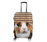 FZMVSQH Housse de bagage de voyage pour cochons d'Inde, housse de bagage élastique pour valise, approuvée par la TSA, housse de protection lavable pour bagages de 45,7 à 81,3 cm, Style :, M