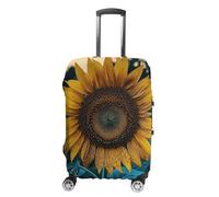 FZMVSQH La plus belle housse de bagage de voyage à motif tournesol élastique pour valise, approuvée par la TSA, housse de protection lavable pour bagages de 45,7 à 81,3 cm, Style :, S