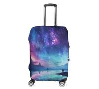 FZMVSQH Northern Lights Housse de bagage de voyage élastique pour valise, approuvée par la TSA, housse de protection lavable pour bagages de 45,7 à 81,3 cm, Style :, XL