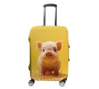 FZMVSQH Piggy Is Jumping Housse de bagage de voyage élastique pour valise, approuvée par la TSA, housse de protection lavable pour bagages de 45,7 à 81,3 cm, Style :, M