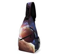 FZMVSQH Sac à bandoulière avec blocage RFID - Sac à dos à bandoulière imperméable - Léger - Pour la randonnée - Pour homme et femme