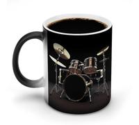 FZMVSQH Tasse à café magique personnalisée à changement de couleur - Tasse à café sensible à la chaleur avec poignée - 325 ml - Tasse amusante en céramique pour thé/latte/lait/cacao