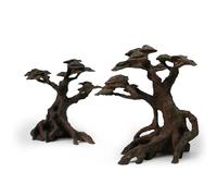 FZONE Bois Flotté en Résine pour Aquarium, Ornement en Forme d’Arbre pour Aquascaping en Eau Douce et Nano-Aquariums