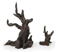 FZONE Bois Flotté en Résine pour Aquarium, Ornement en Forme d’Arbre pour Aquascaping en Eau Douce et Nano-Aquariums