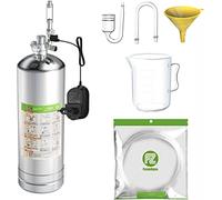 FZONE Générateur CO₂ 2,5 L pour Aquarium, Kit CO₂ pour Plantes Aquatiques | Recharge facile, solénoïde 12 V, débit de CO₂ stable, sûr et fiable, kit complet avec détendeur, diffuseur CO₂ et tuyau CO₂