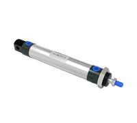 FZPMRLTMV 1 pièce Mal Alliage Petit vérin pneumatique Double comprimé Mal Mini vérin pneumatique alésage 25 mm Course 25/50/100/200/300/400/500 Sin(MAL25X125)
