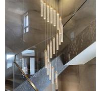 FZQSXAZU Lustre LED en Forme de Branche avec Bulles de Verre - Luminaire décoratif Moderne et créatif pour immeuble Duplex, Grand Salon d'hôtel, Villa de Luxe, escalier (12-40 lumières) (Ta