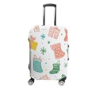 FZQVSGW Housse de bagage pour voyage, cadeaux et chaussettes - Housse de bagage tendance - Lavable - Extensible - Convient aux bagages de 48 à 81 cm, blanc, XL