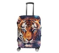 FZQVSGW Housse de bagage pour voyage Galaxy Tiger Fashion Housse de bagage lavable extensible pour bagages de 48,3 à 81,3 cm, blanc, XL