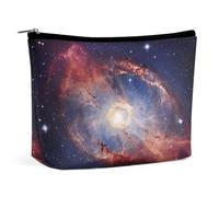 FZQVSGW Petite trousse de maquillage élégante et spacieuse avec motif hiboux sur branches, pochette à fermeture éclair, trousse de toilette de voyage pour meilleur ami, Gala de l'univers, Taille