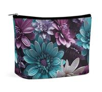FZQVSGW Petite trousse de maquillage élégante et spacieuse en forme de loutre jouant dans l'eau, trousse de maquillage portable à fermeture éclair, trousse de toilette de voyage pour meilleur ami,