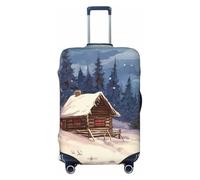 FZQVSLCM Cabin in the Woods Housse de bagage de voyage élastique lavable Protection anti-rayures Épaisse pour bagages 45,7 à 81,3 cm, Noir , L