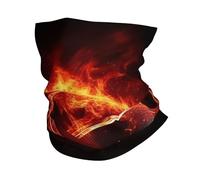 FZQVSLCM Cache-cou - Masque de protection UV - Écharpe respirante et coupe-vent - Cagoule de basketball dans le feu - Cagoule d'été rafraîchissante - Bandana sans couture pour homme et femme
