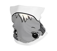 FZQVSLCM Cache-cou - Masque de protection UV - Écharpe respirante et coupe-vent - Cagoule d'été rafraîchissante - Bandana sans couture pour homme et femme - Motif éléphant gris